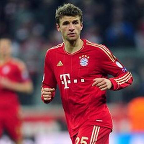 David Alaba and Thomas Muller, pictured, were on target for Bayern Munich